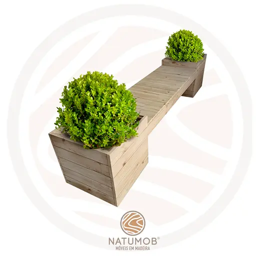 Cachepô com borda decorativo