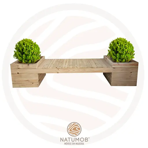 Cachepô quadrado para jardins e varandas