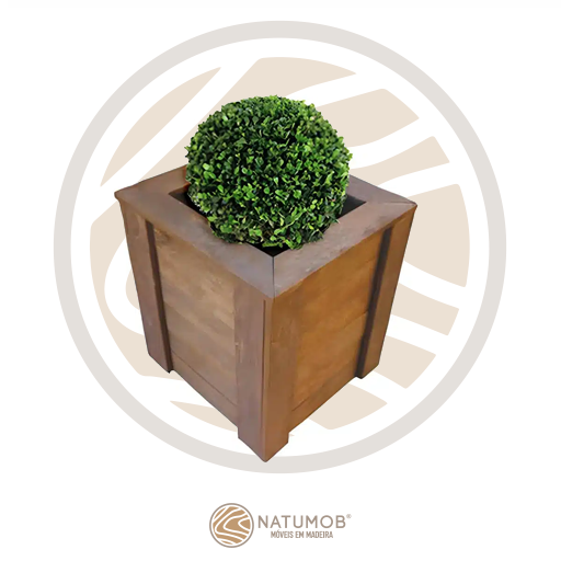 Cachepô sustentável para jardins