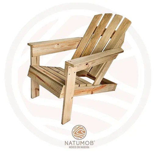 Cadeira adirondack para áreas externa